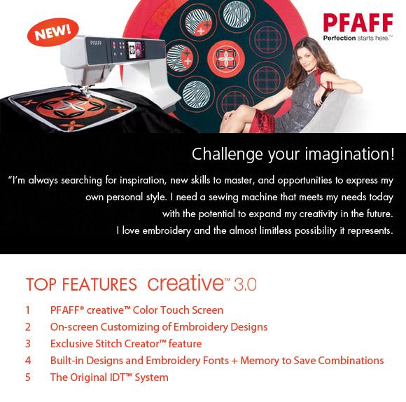 Pfaff Creative 3.0 - Sterling Sewing