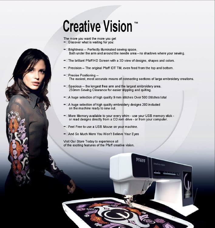 Pfaff Creative Vision